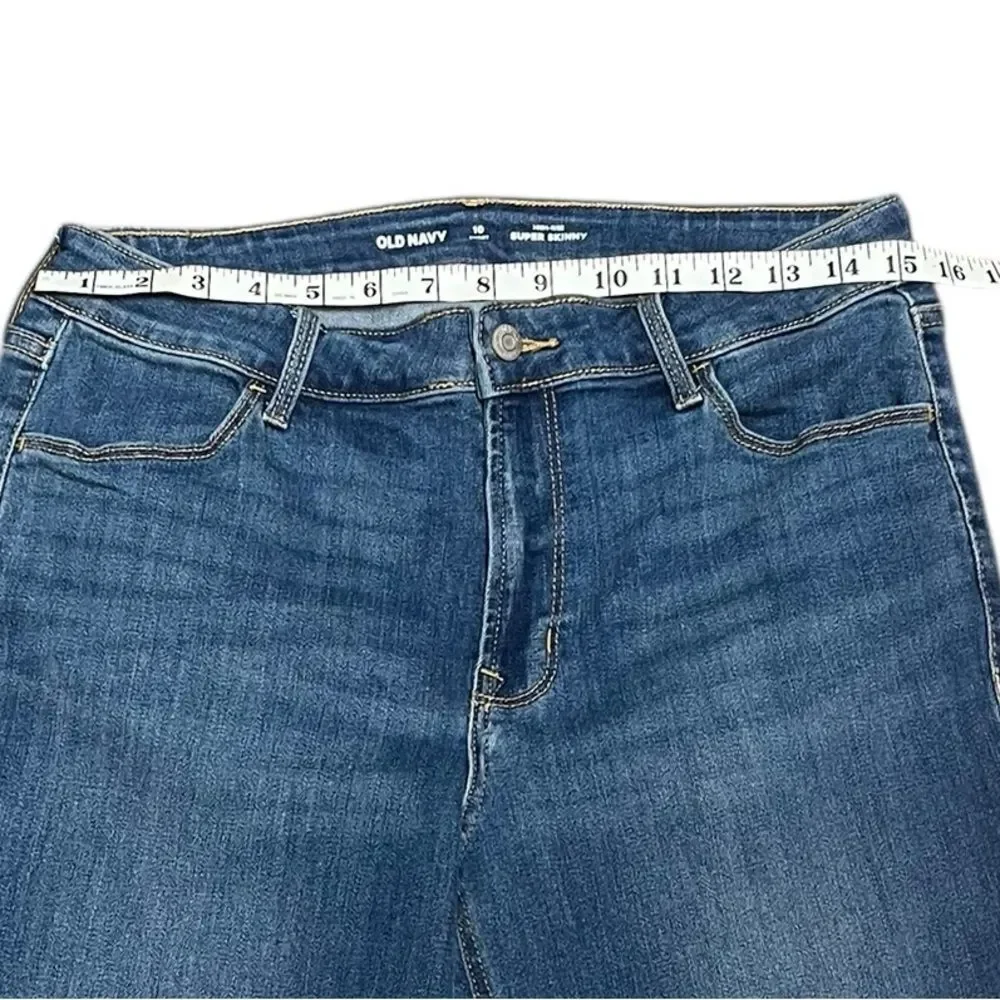 Old‎ Navy Women’s High Rise Super Skinny Denim Jeans, Size 10S